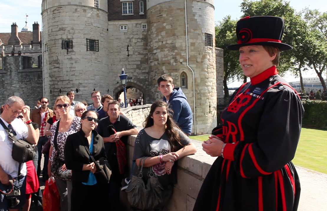 A Lady Beefeater, yay!